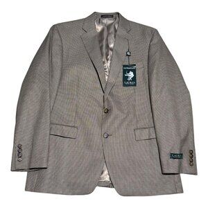 NWT Lauren Ralph Lauren Lexington Patterned Polyester Viscose Blazer Men’s 42R‎